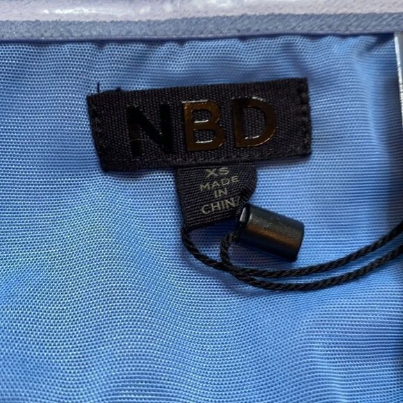 NBD Wailea Bandeau Criss Cross Tie  Bra Top‎ XS NWT - Picture 12 of 13